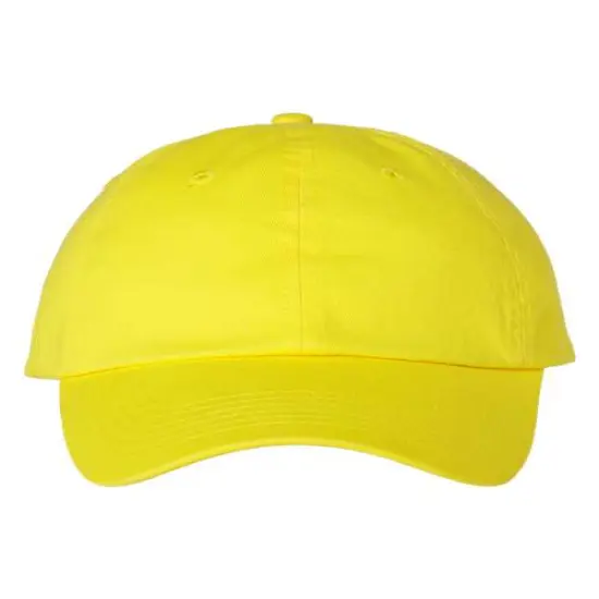 Valucap&reg; Classic Dad Hat Comfortable Relaxed Fit Neon Yellow {1}