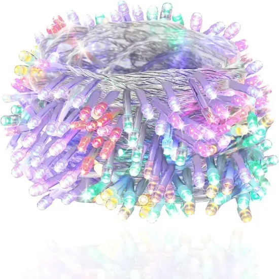 FULLBELL Easter Lights, 33 Feets 100 LED Easter Decorations Memory Indoor Outdoor Fairy Lights Spring Decor Home Bedroom Wedding Party Room Decor Tiktok Trend Items(Multi) {1}