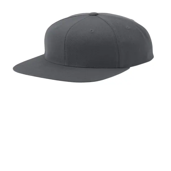 Sport-Tek&reg; YP Classics Flat Bill Snapback Cap Graphite {1}
