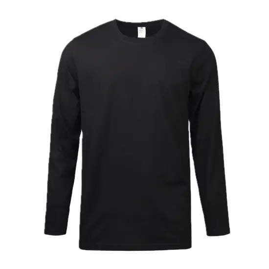 6 Pack of Men&rsquo;s Classic Crew Neck Long Sleeve T-Shirt {2}