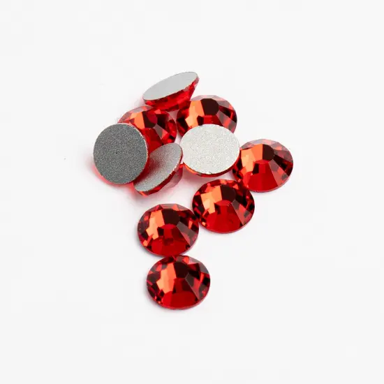 Crystal Lane DIY SS6 Glass Flatback Rhinestones, 1440pcs Light Siam {1}