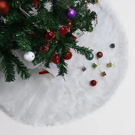 35 Inches Christmas Tree Skirt for Holiday,Home Decoration, Displaying Presents {4}