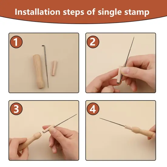 Mayboos 74 Pcs Needles Wool Felting Needles Tools Needle Felting Supplies Felting Tools Needle Felting Tool with 3 Sizes Felting Needles for Beginner Professional {6}