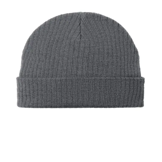 Port Authority&reg; Recycled Beanie Eco Friendly True Navy {7}