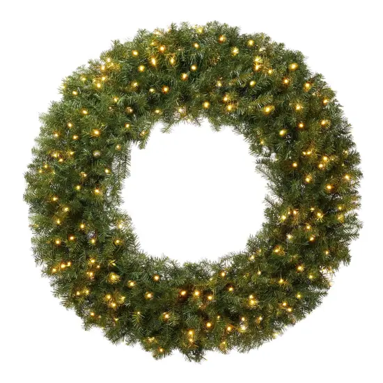 Artificial Holiday Christmas Wreath, Green Fir {5}