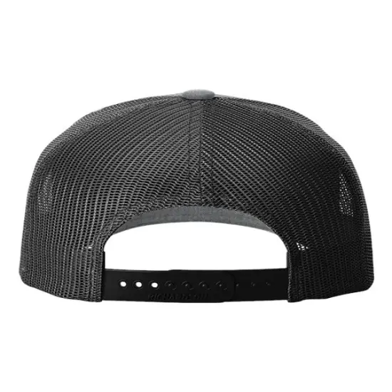 Richardson&reg; Five Panel Trucker with Rope Cap HGrey/ Black {2}