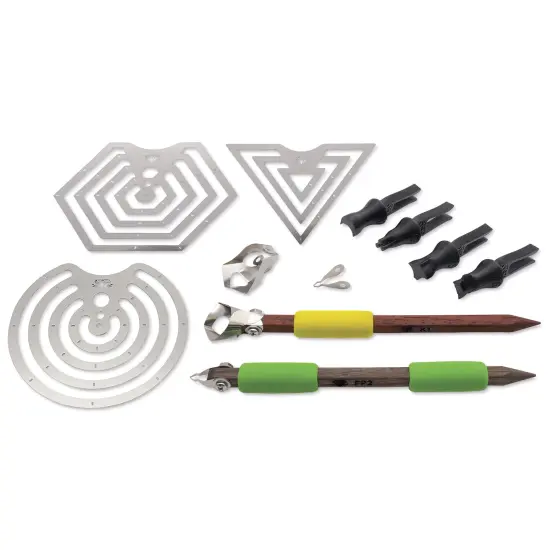 DiamondCore Geo Point Carving Tools - Set of 9 {1}