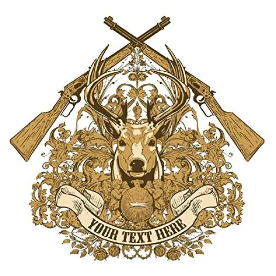 Deer Hunting Edible Cake Image Topper 1/4 Sheet {1}