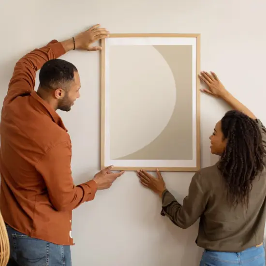 TKYGU 5x7 Natural picture frame with mat 4x6 set of 4, Modern Style Wood Composite frames-Tempered Glass Table or wall-horizontal or vertical frames best gift home decor {3}