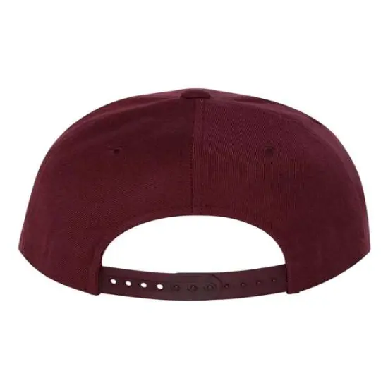 YP Classics&reg; Flat Snapback Cap Maroon {2}