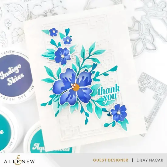 Dynamic Duo: Painted Floral Swag & Add-on Die Bundle {4}
