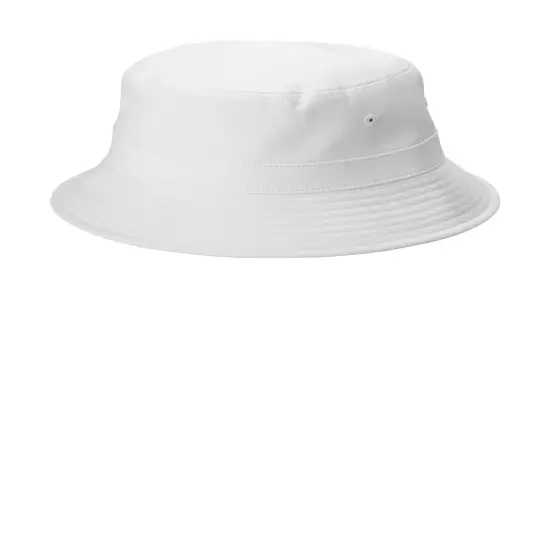 Port Authority&reg; Poly Bucket Hat White {1}