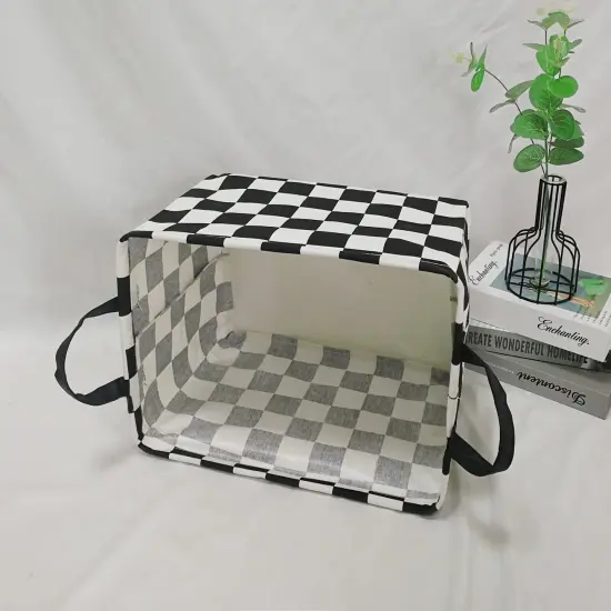 Rectangular Storage Basket Collapsible Organizer Bin Waterproof Toy Box for Organizing Home/Dorm/Kitchen/Pet/Office/Closet/Shelf/Gift Baskets {5}