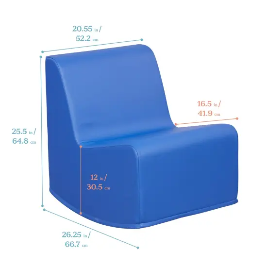 SoftZone Rocker, Flexible Seating Blue {2}