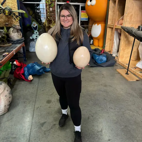 Large Sauropod Dinosaur Egg Life Size Statue {4}