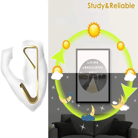 100 lb Picture Hangers, Picture Hooks for Hanging Pictures, 20Pcs Frame Hooks Picture Hangers Heavy Duty Hardware Hanger Kit Wooden Wall Painting Hangers Hooks and Nails for Pictures {5}