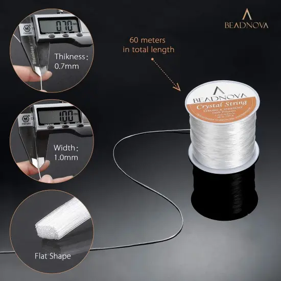 1mm Elastic Stretch Crystal String Cord for Jewelry Making Bracelet Beading Thread {3}