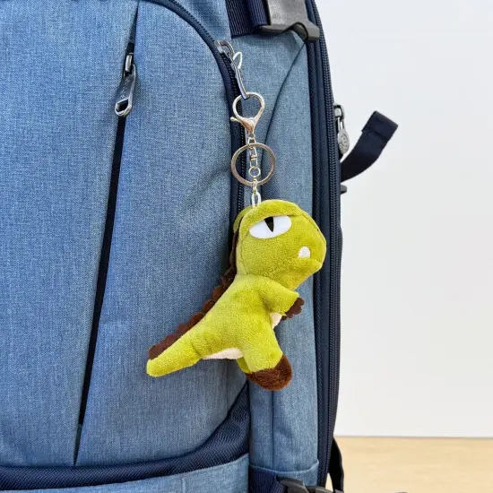 Wrapables Cute Plush Keychain Pendant Charm for Bag, Dinosaur {6}