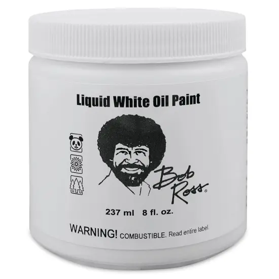 Bob Ross Liquid Medium - White, 8 oz jar {1}