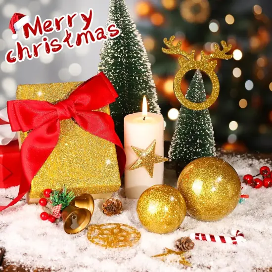 Gold Glitter, Gold Fine Glitter for Crafts, 140G /4.93OZ {2}