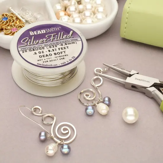 The Beadsmith Silver Filled Wire, 20 Gauge Dead Soft Round - 0.5 oz (9.37ft) {5}