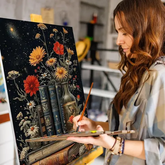 Paint by Numbers Kit for Adults - Book Adult Paint by Number Kits 16x20 Inch {3}