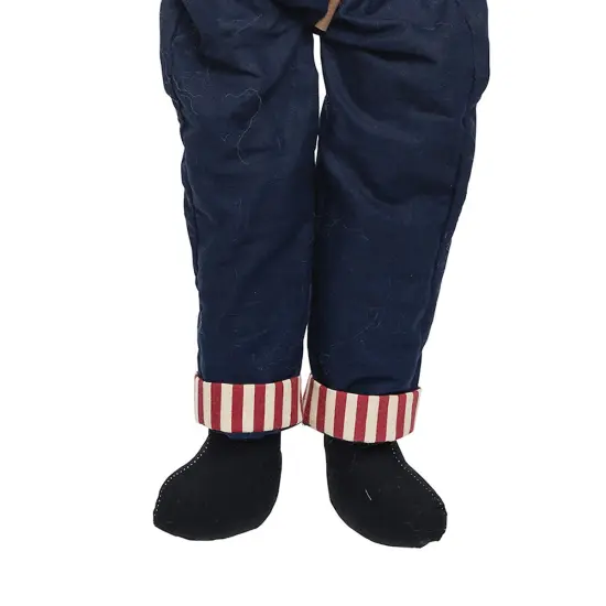 6" Old Glory Santa Patriotic 4th of July Figurine Decoration {4}