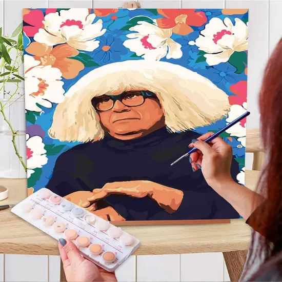 Paint by Numbers for Adults Beginners, DIY Paint by Numbers for Kids Acrylic Paint Drawing Paintwork with Paintbrushes Always Sunny in Philadelphia Merch Fun Wall Decor 16X20inch {2}