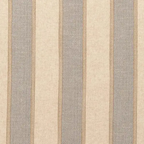 Upholstery Fabric - Grey & Silver Stripe Upholstery Fabric 54 Inches" {1}