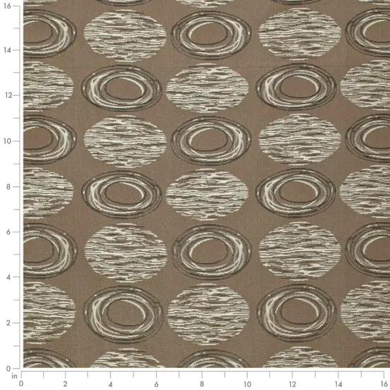 Java - Brown AbstractGeometric Upholstery Fabric 54 Inches" {2}