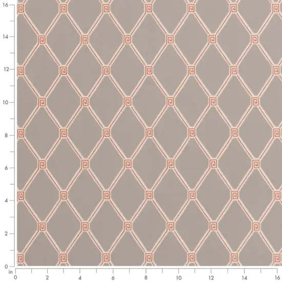 Cayenne - Orange & Rust Abstract & Geometric,Diamonds Upholstery Fabric 54 Inches" {4}