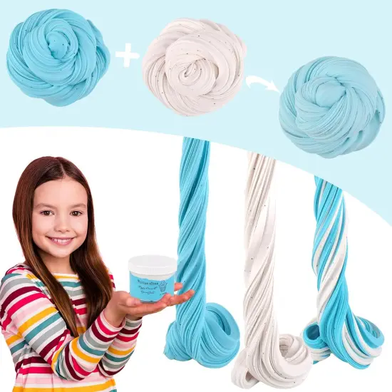 Cake Butter Slime (7OZ 200ML, Blue) {5}