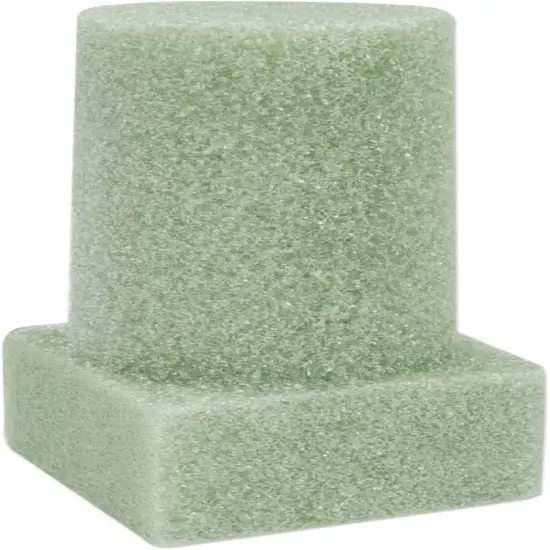 Floral Foam Memorial Vase Insert 3.25 Inch x 6 Inch Green {3}