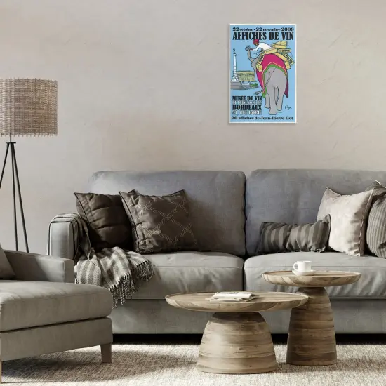 Stupell Industries Antique Wine Posters Ad Wall Plaque By Jean-Pierre Got {2}