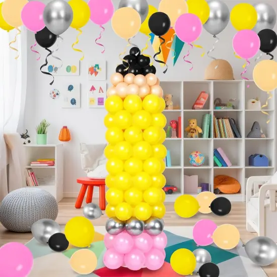 2 Sets Back to School Balloon Column Stand Kit with 205pcs Balloons {5}