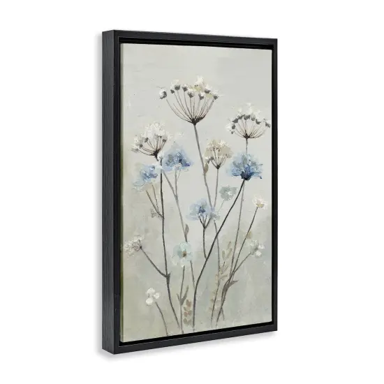 Stupell Industries Neutral & Blue Dandelions Floating Frame By PATRICIA PINTO {3}