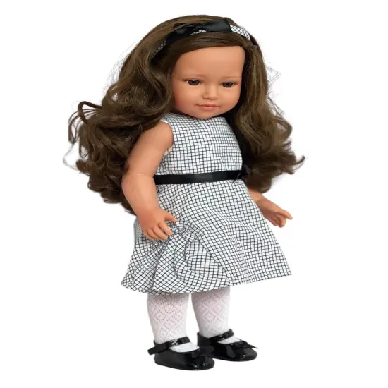 Meet Gabriella: The 18-Inch All-Vinyl Fashion Girl Doll with Long Brown Hair and Real Lashes {5}