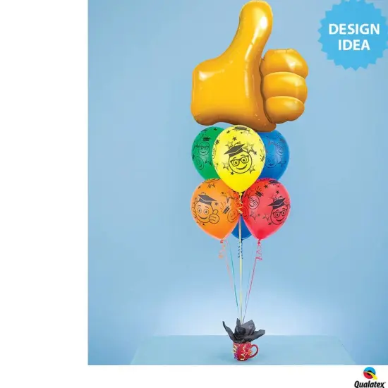 Qualatex&reg; 35 Inch Thumbs Up! Balloon {6}