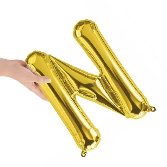 NorthStar Balloons&reg; 16" Gold Letter N Balloon Air Fill Only {4}