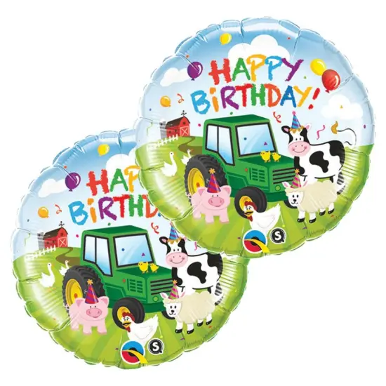18" Birthday Barnyard Foil Balloon Farm Themed Party Decor {2}