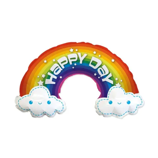 LA Balloons&reg; 39 Inch Happy Day Rainbow Balloon {1}