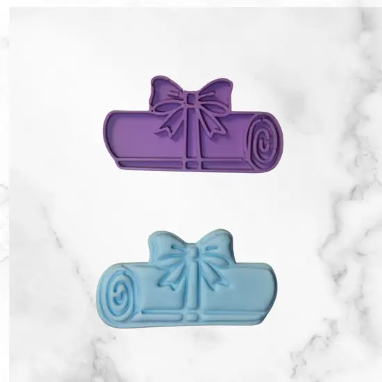 Grad Scoll Cookie Cutter and Stamps {1}