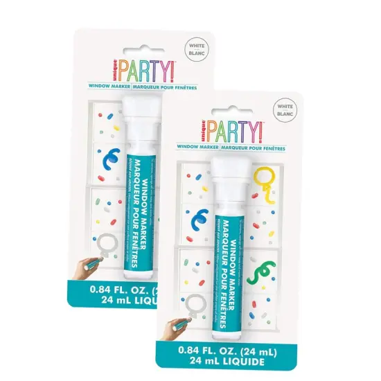 Unique&reg; White Window Marker 0.84 Oz {4}
