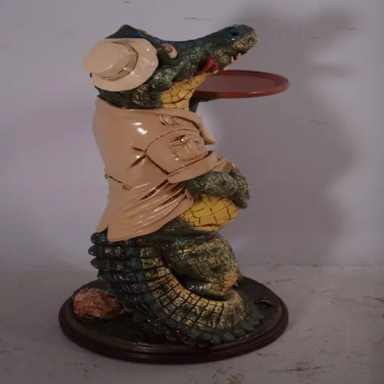 Crocodile Butler Large Statue {5}