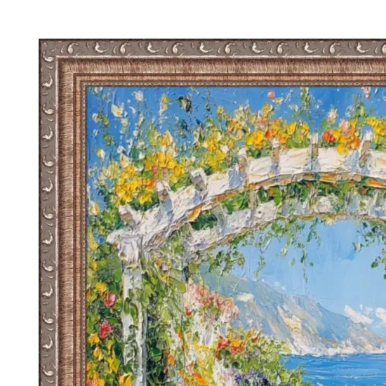 Aged Antique Silver With Bead Picture Frame-D6661 16x16 frame {2}