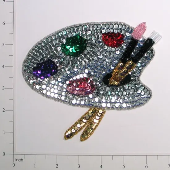 Artist Pallette Sequin Applique/Patch {1}