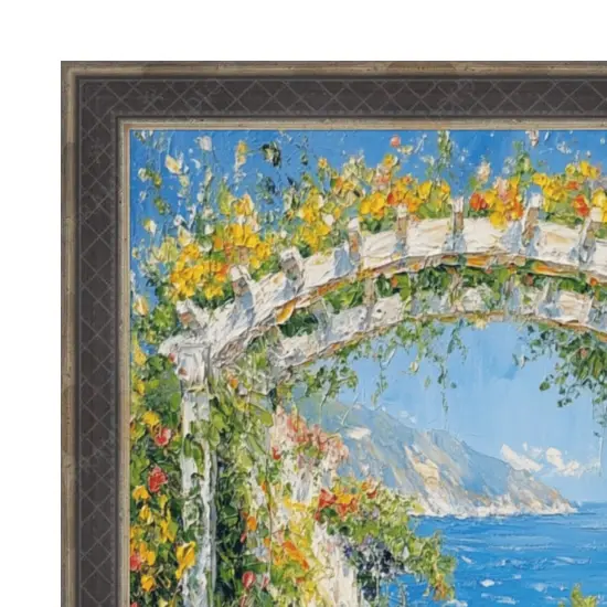 Gothic Antique Silver Espresso Picture Frame Vintage 40x40 frame {4}