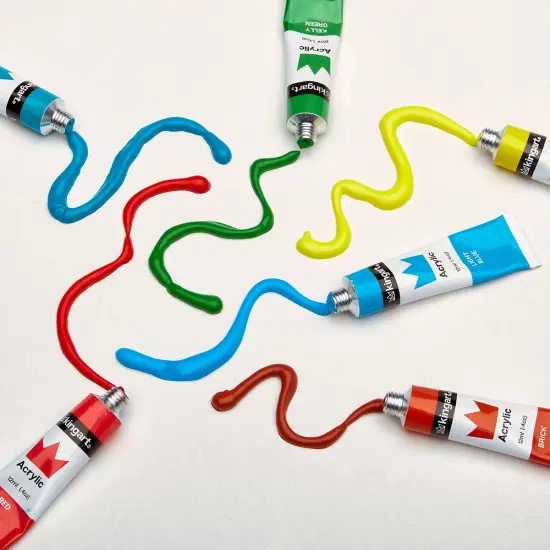 KINGART&reg; Acrylic Paint Set, 12ml, 12 Colors {4}