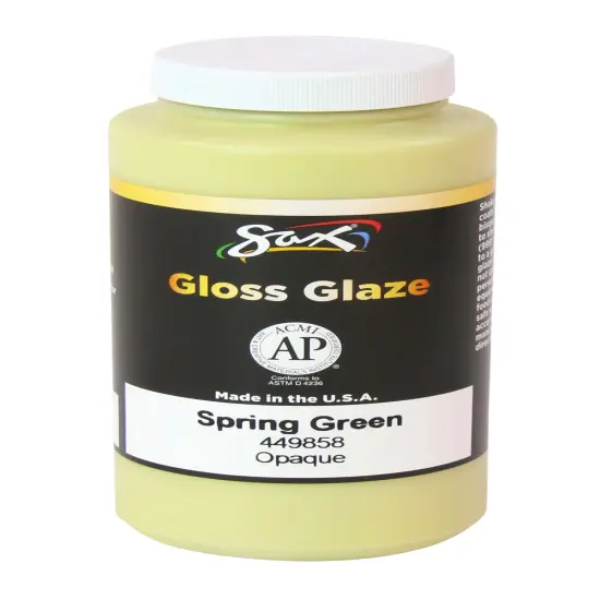 Sax Gloss Glaze, Spring Green, 1 Pint {5}