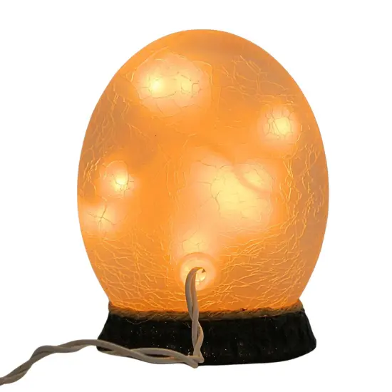 Stony Creek 5.75 In Cardinal W/ Aspen Lit Orb Base Thanksgiving Lighted Glass Accent , Thanksgiving Decor Lighted Fall Glass Orb Clear {2}